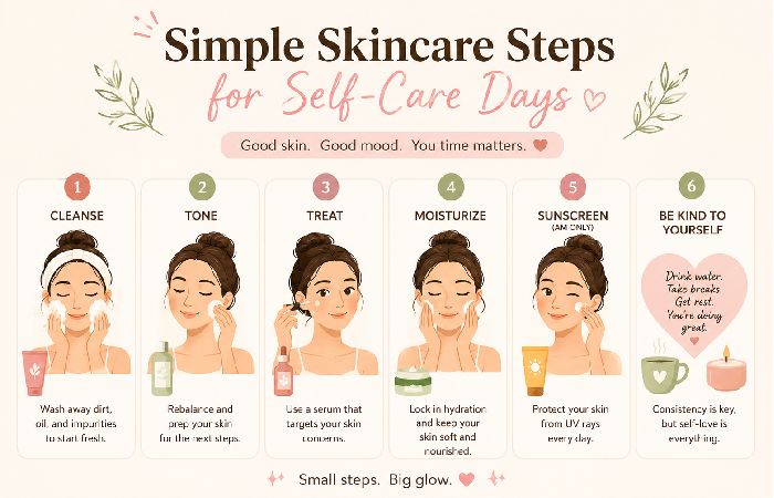 Simple Skincare Steps for Self-Care Days