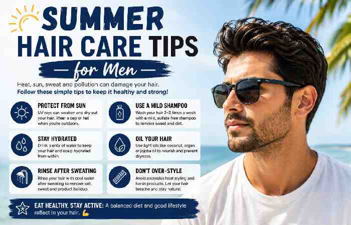Summer Hair Care Tips for Men