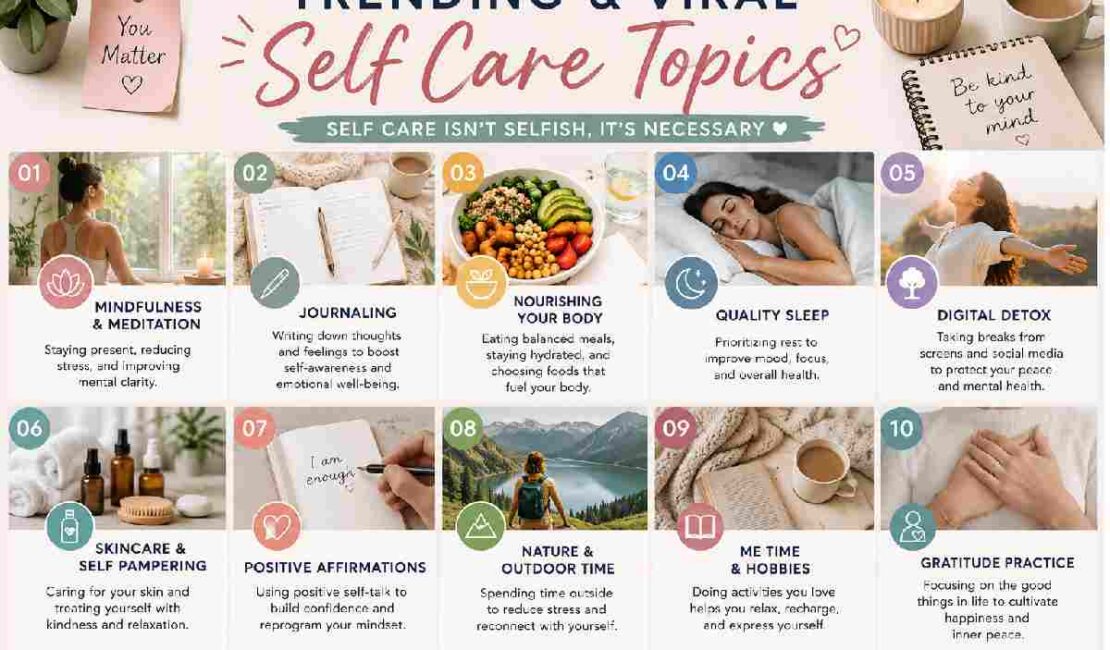 Trending & Viral Self Care Topics