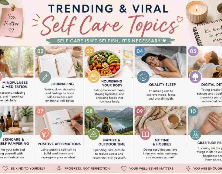 Trending & Viral Self Care Topics