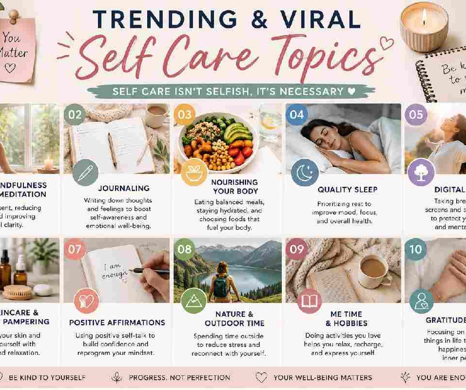 Trending & Viral Self Care Topics