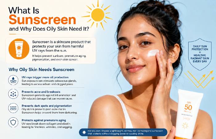 What Is Sunscreen and Why Does Oily Skin Need It_