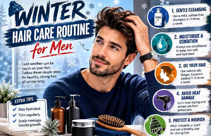 Winter Hair Care Routine for Men