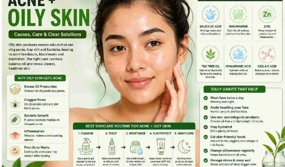 acne + oily skin