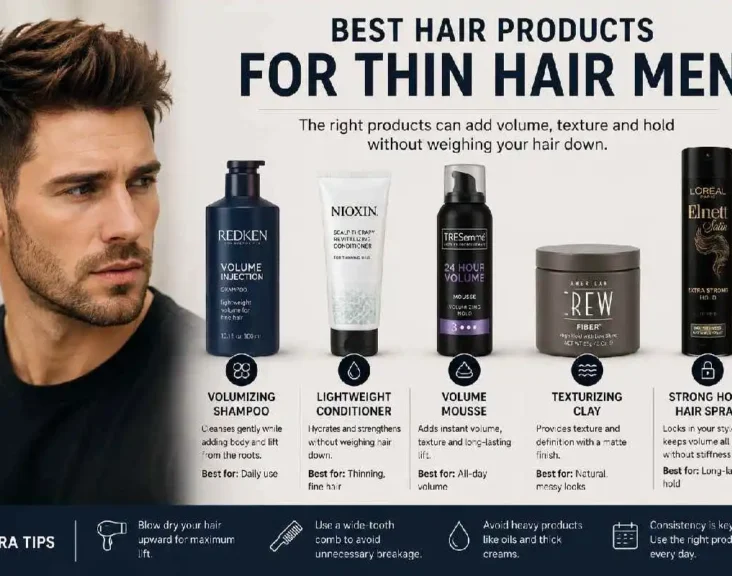best hair products for thin hair men