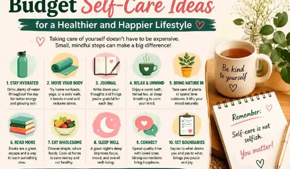 budget self-care ideas