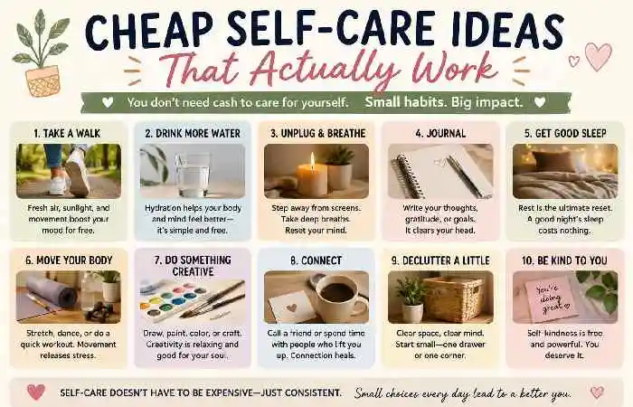 cheap self-care Ideas that actually work