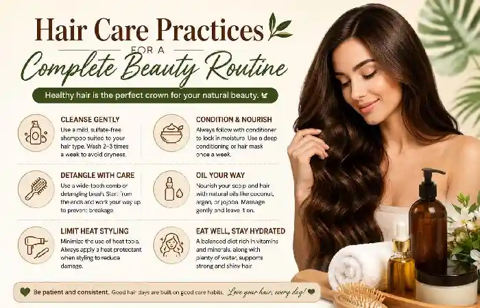 hair care practices for a complete beauty routine