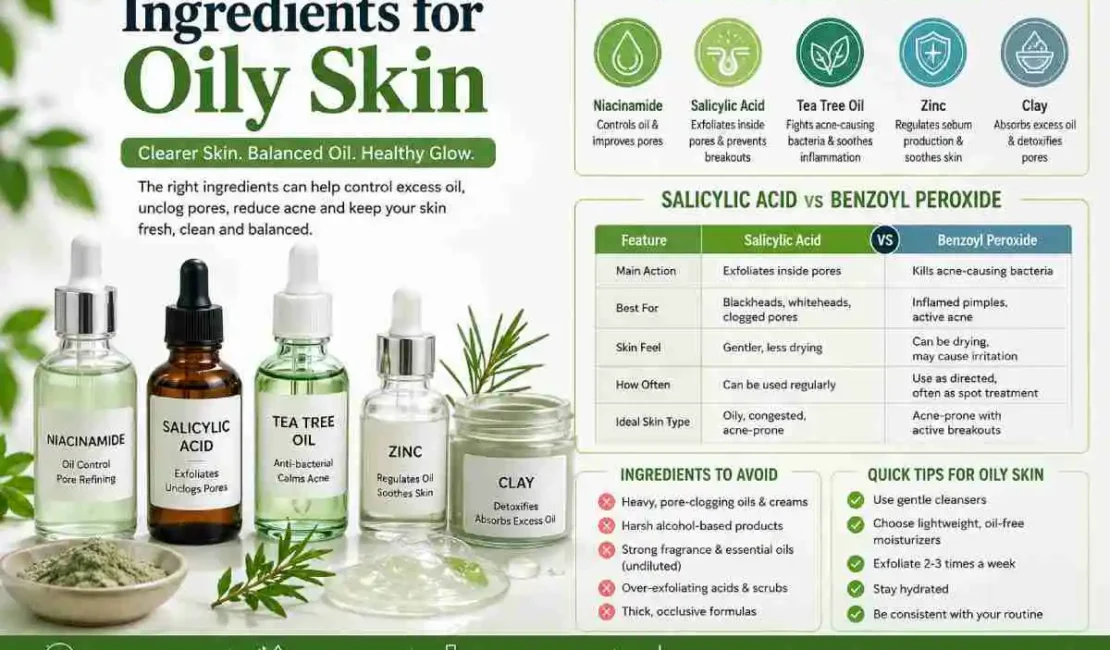 ingredients for oily skin