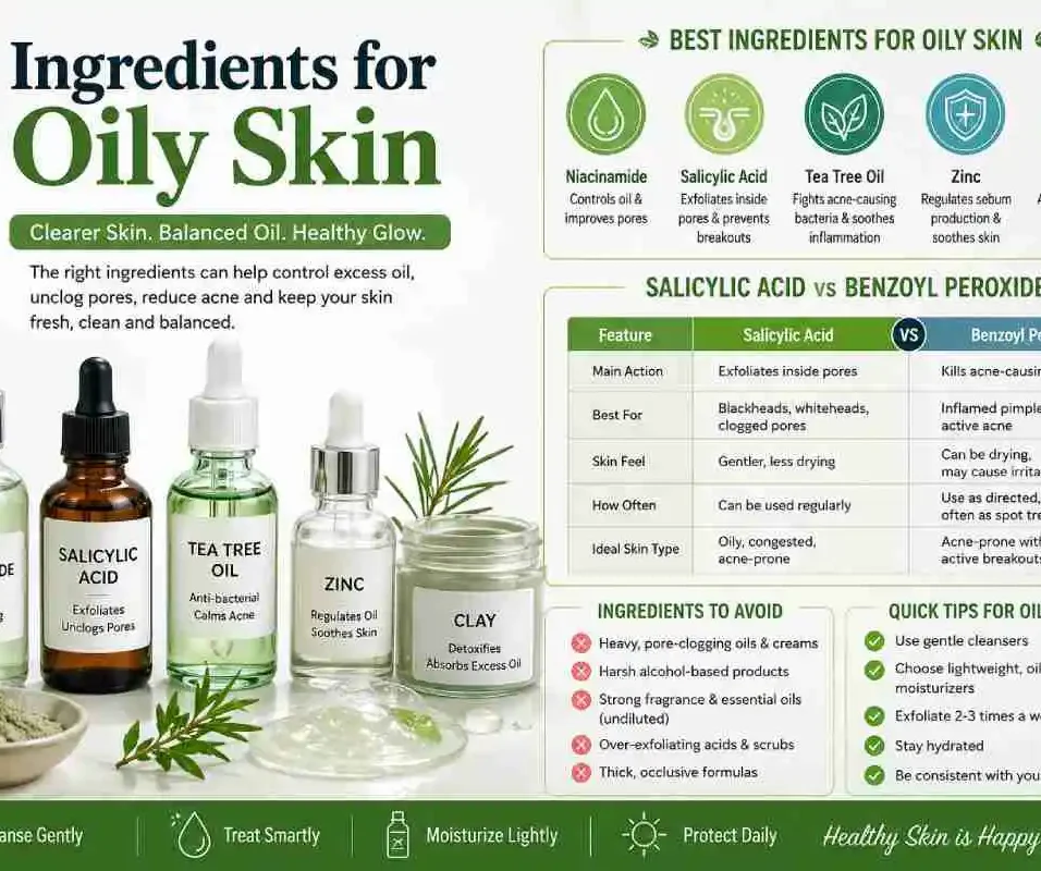 ingredients for oily skin
