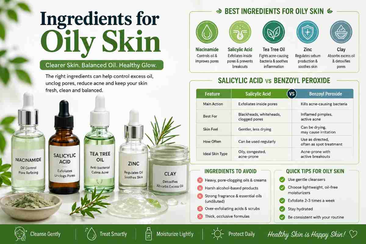 ingredients for oily skin