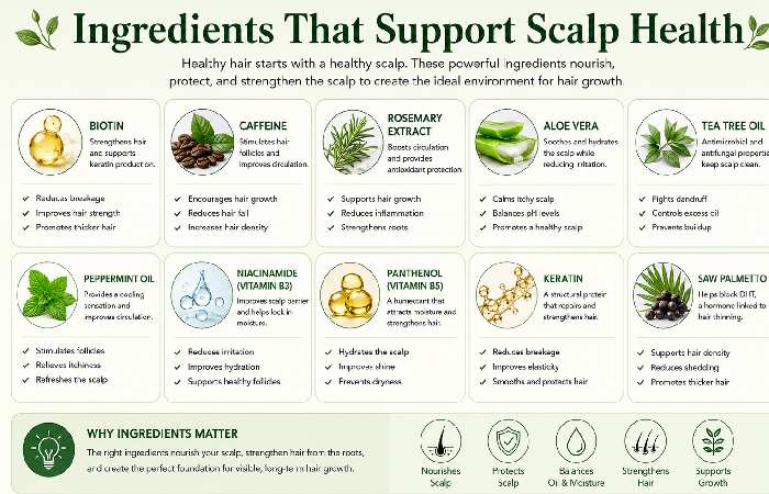 ingredients that support scalp health