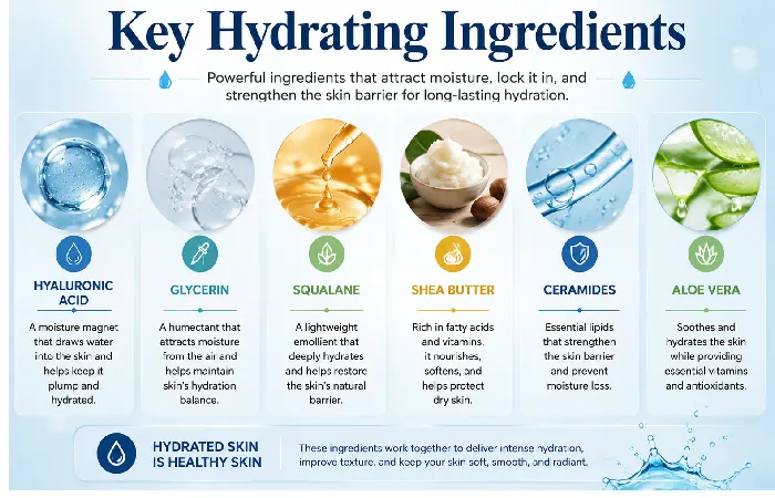 key hydrating ingredients