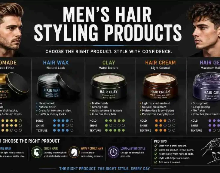 men’s hair styling products