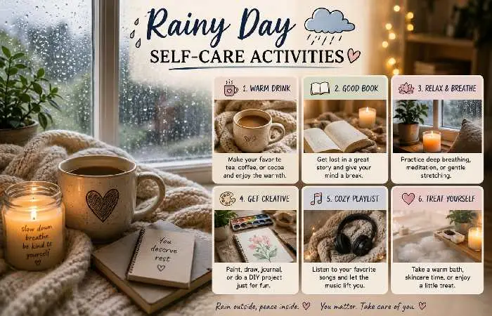 rainy day self-care activities
