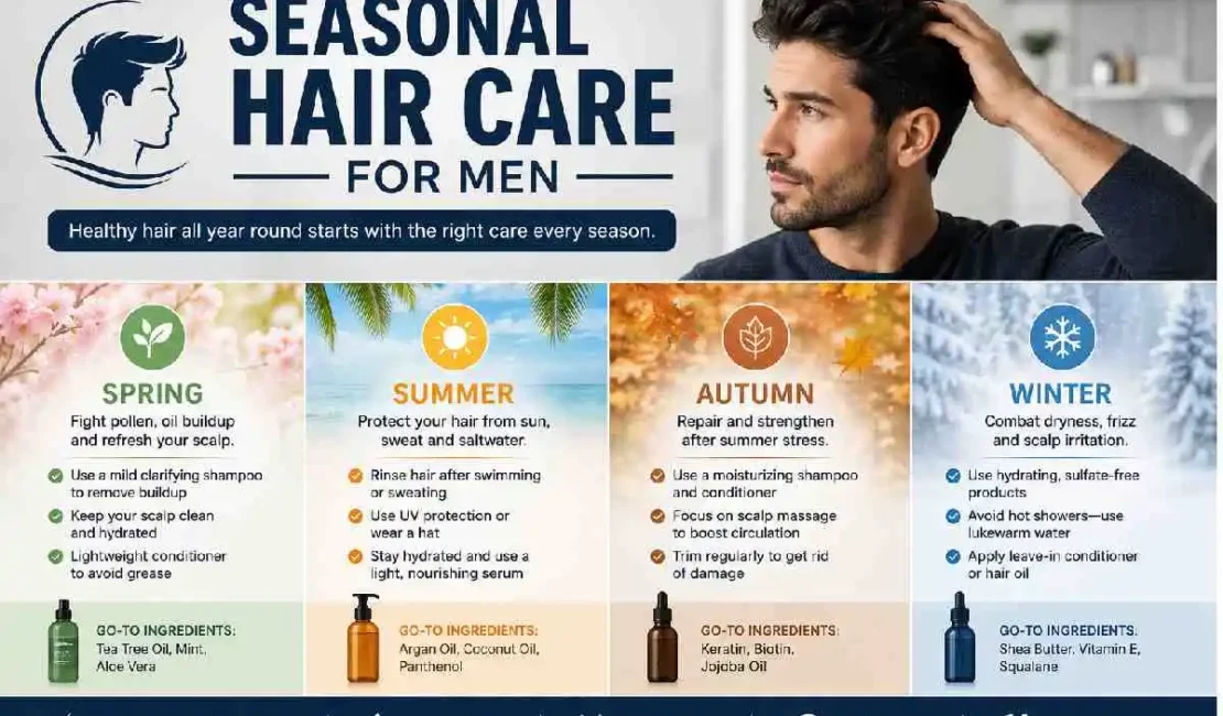 seasonal hair care for men