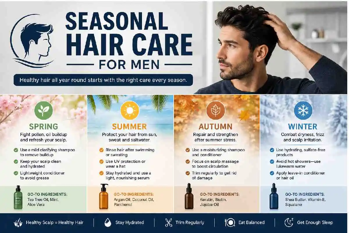 seasonal hair care for men