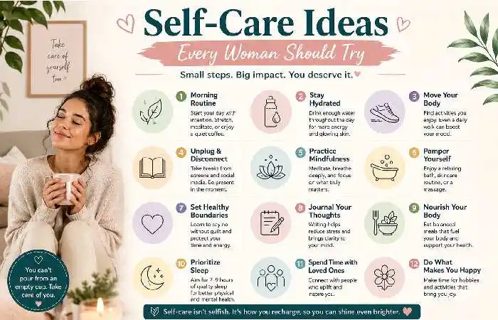self-care ideas every woman should try