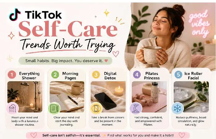 tiktok self-care trends worth trying