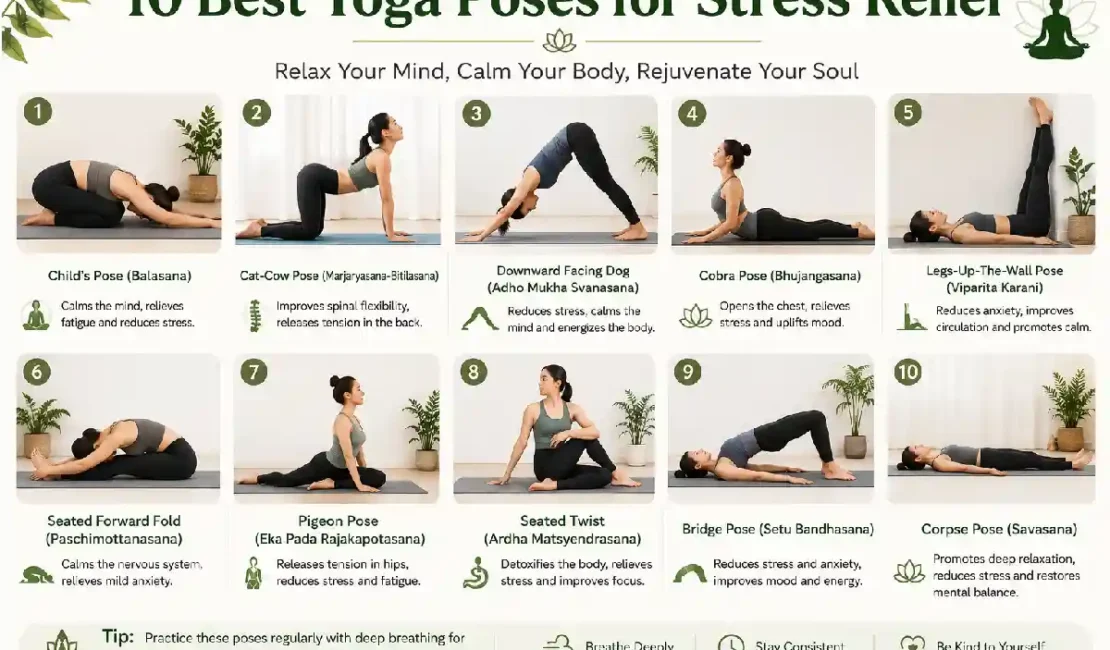 10 best yoga poses for stress relief (1)