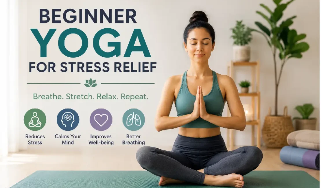 beginner yoga for stress relief