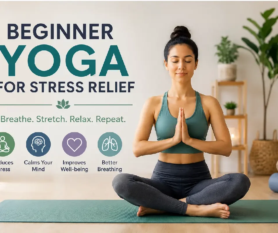 beginner yoga for stress relief