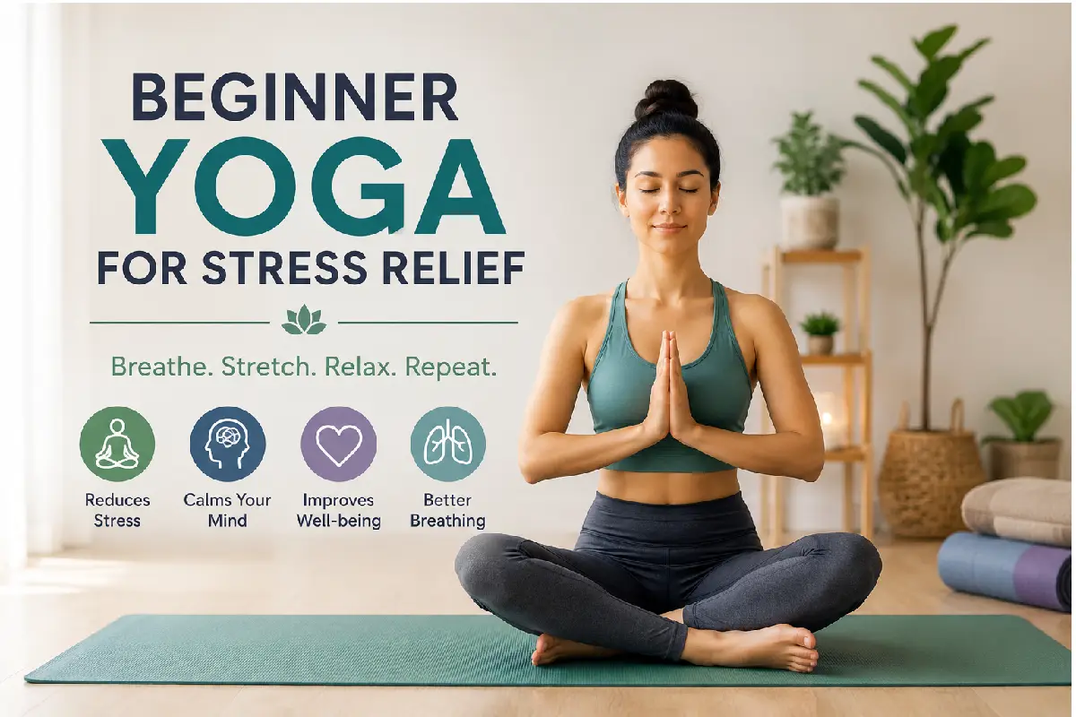 beginner yoga for stress relief