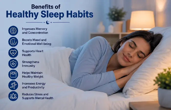 benefits of healthy sleep habits