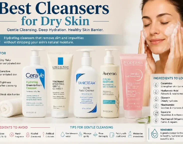best cleansers for dry skin