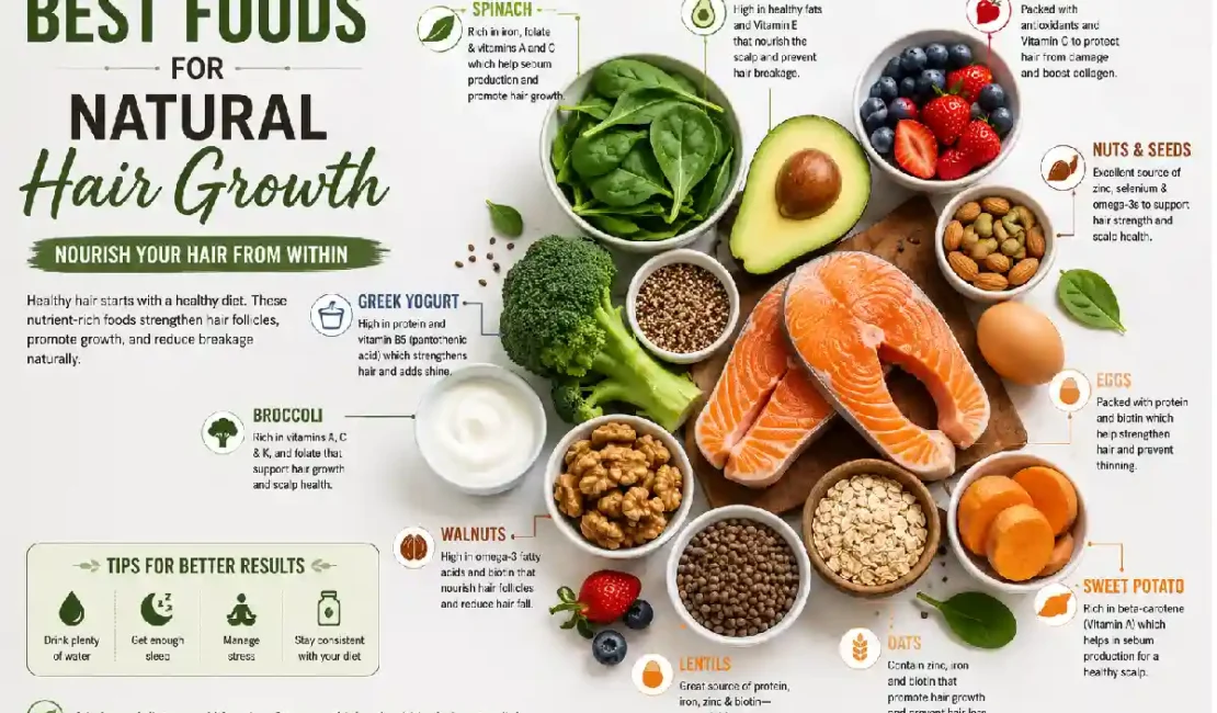 best foods for natural hair growth
