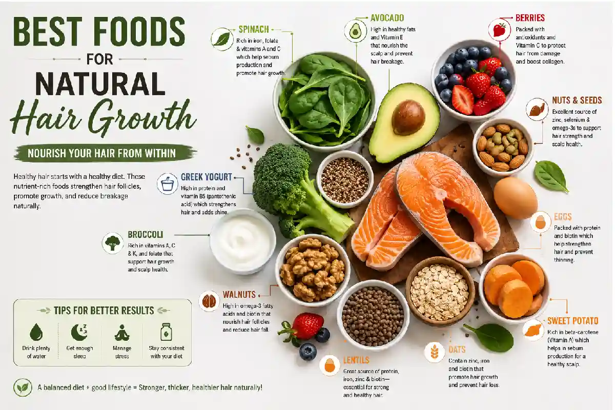 best foods for natural hair growth