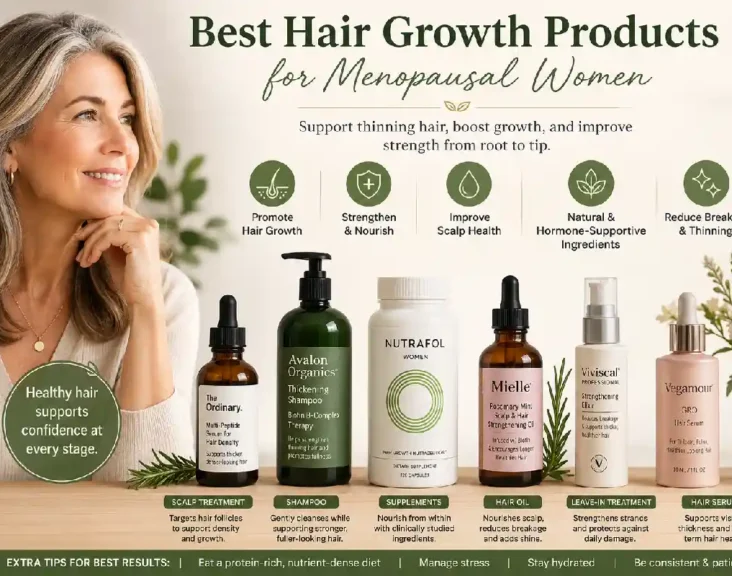 best hair growth products for menopausal women
