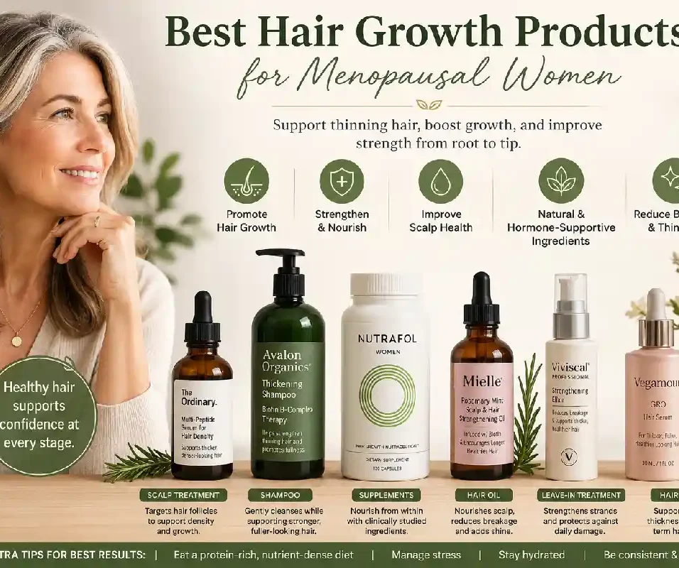 best hair growth products for menopausal women
