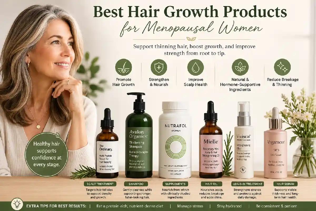 best hair growth products for menopausal women