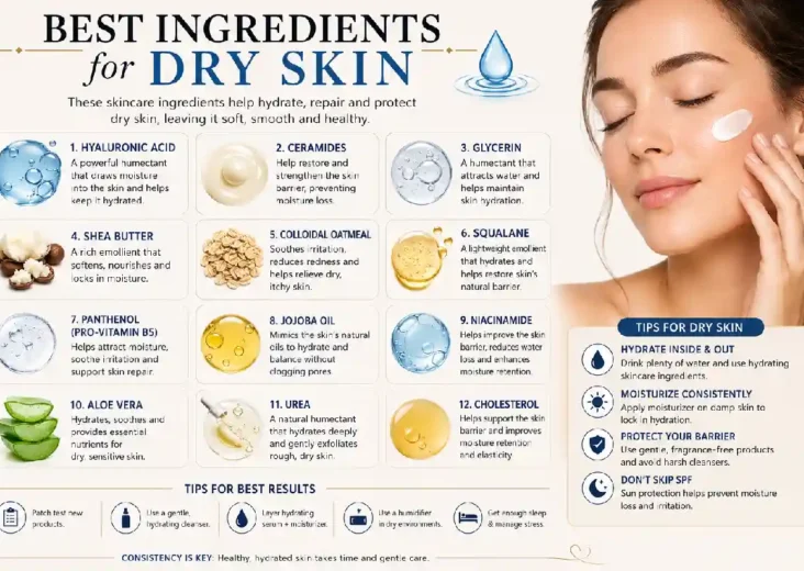 best ingredients for dry skin