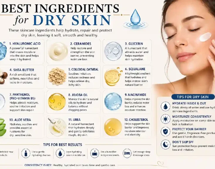 best ingredients for dry skin