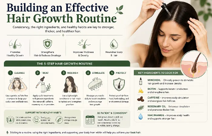 building an effective hair growth routine