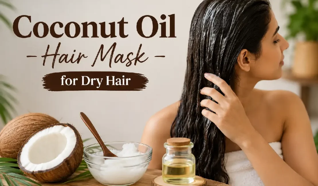 coconut oil hair mask for dry hair