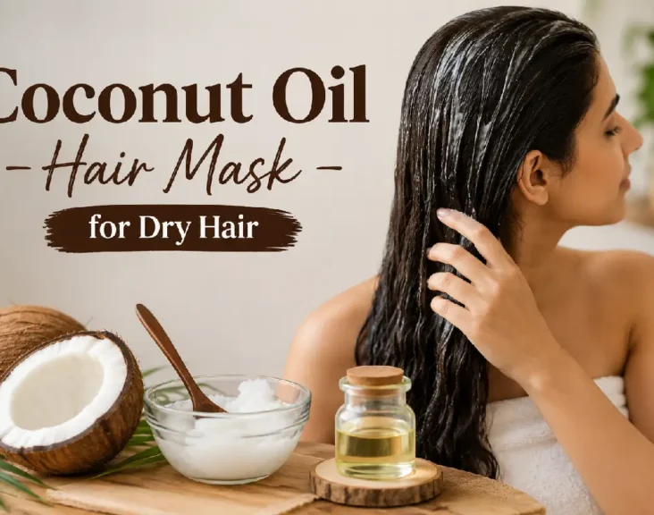 coconut oil hair mask for dry hair