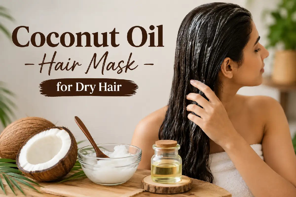 coconut oil hair mask for dry hair