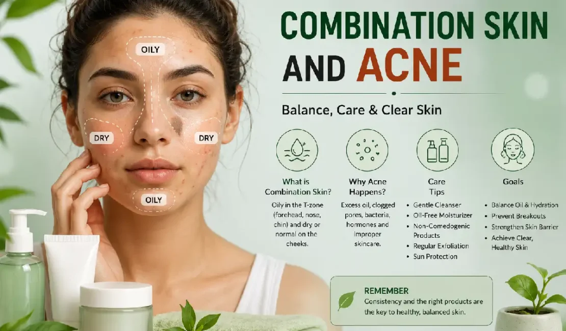 combination skin and acne