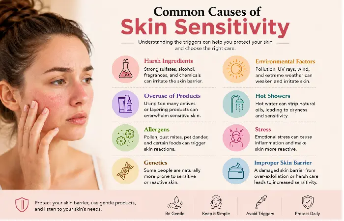 common causes of skin sensitivity