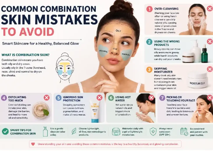 common combination skin mistakes to avoid