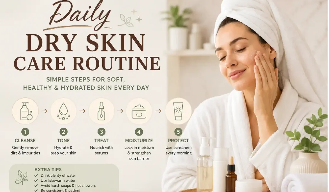 daily dry skin care routine