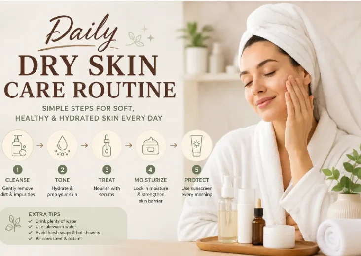daily dry skin care routine