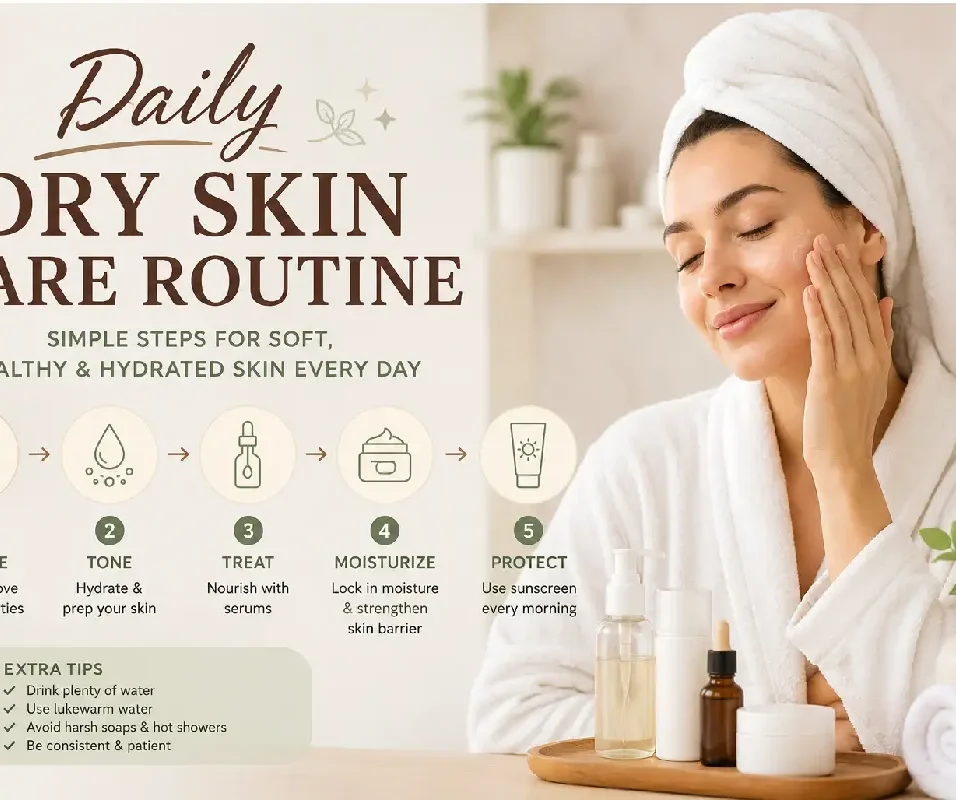 daily dry skin care routine