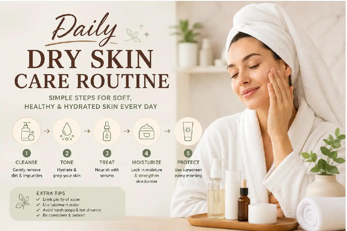 daily dry skin care routine