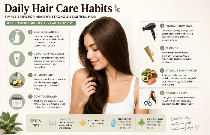 daily hair care habits