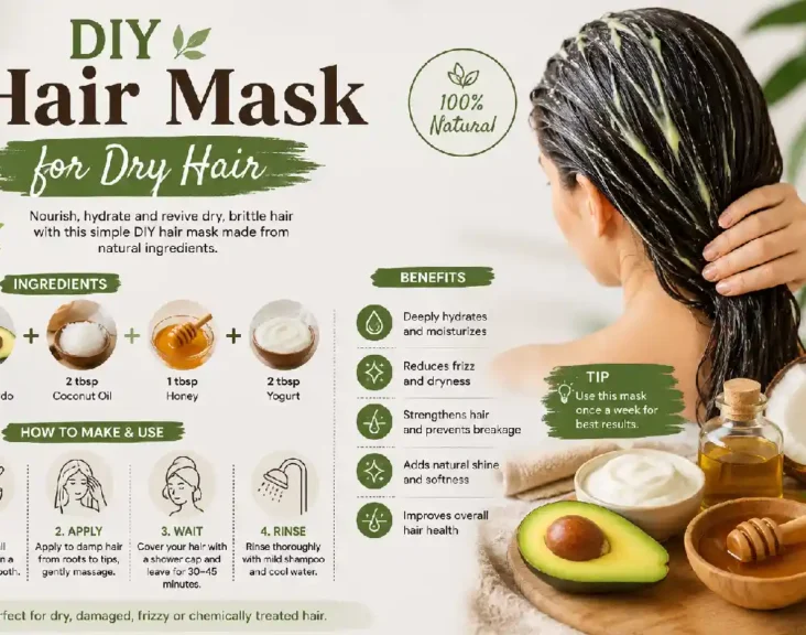 diy hair mask for dry hair