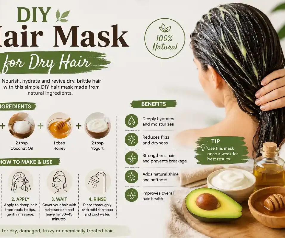 diy hair mask for dry hair